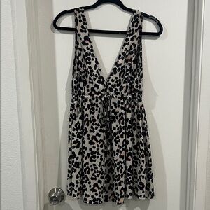 Show me your mumu Animal Print sheet cover up Dress